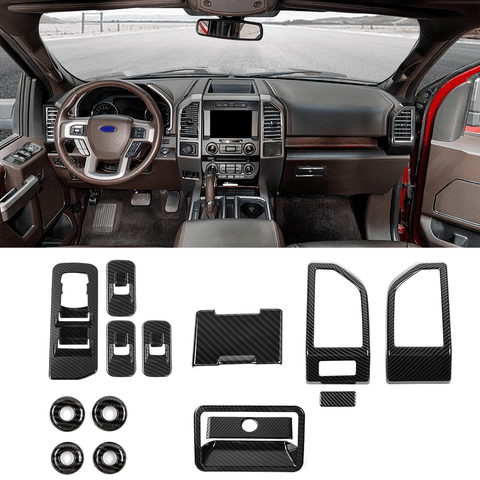 14PCS Interior Decor Trim Kit For Ford F150 2015-2020 Accessories | CheroCar