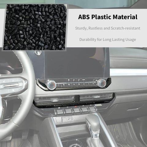 For 2023+ Chevy Colorado/GMC-CANYON Center Console Control Panel Trim Cover