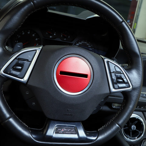 For 2016+ Chevy Camaro Steering Wheel Center Cover Ring Trim