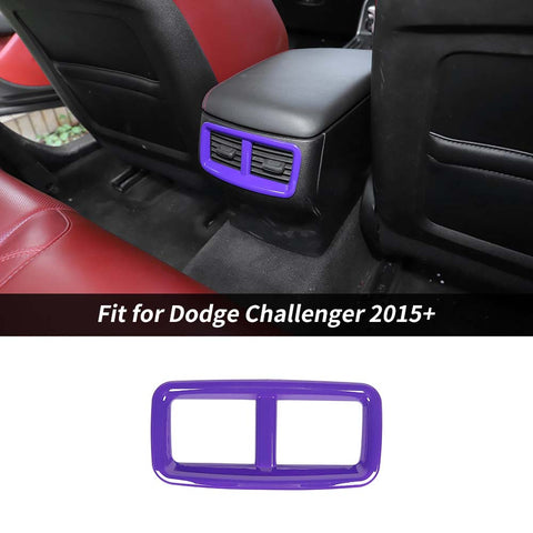 Rear Air Condition Outlet Vent Trim Cover Decor For Dodge Challenger 2015+ Accessories | CheroCar