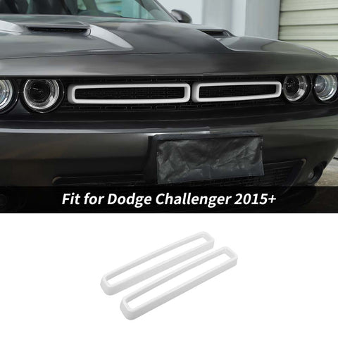 Front Grill Mesh Grille Inserts Trim Cover For Dodge Challenger 2015+ Accessories | CheroCar