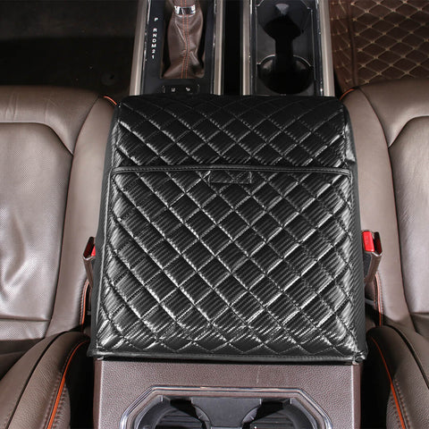 For 2015-2020 Ford F150 Center Console Armrest Box Pad Lether Cover