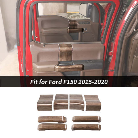 Interior Door Handle Cover with Door Panel Cover For Ford F150 2015-2020 4-Door Accessories | CheroCar