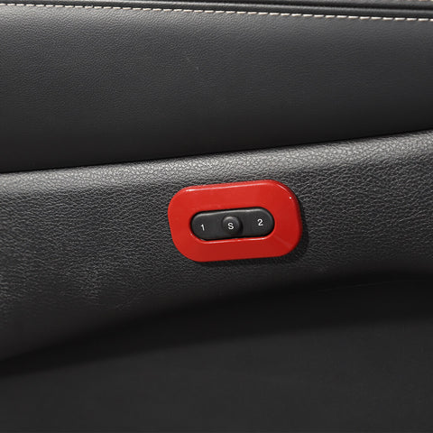 For 2011+ Dodge Durango Inner Memory Seat Button Bezel Trim Cover Accessories