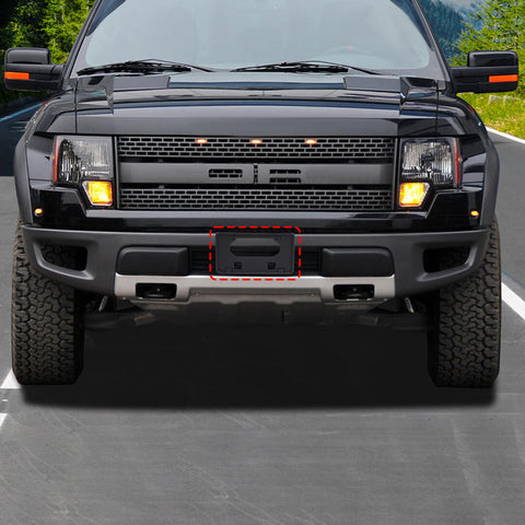 For 2009-2014 Ford F150 Front Bumper License Plate Holde Frame