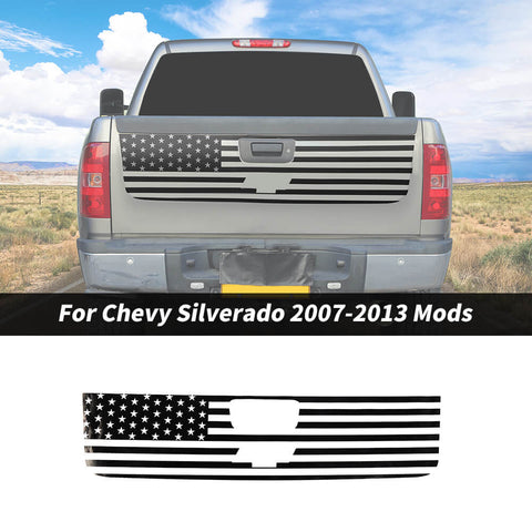 For 2007-2013 Chevy Silverado Rear Trunk Door Tailgate Sticker Trim Cover