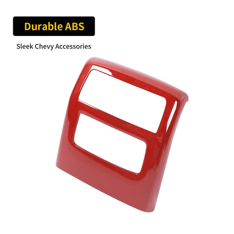 For 2014-2017 Chevy Silverado/Suburban/Tahoe/GMC-SIERRA/YUKON Interior Armrest Box Swtich Rear Air Vent Panel Trim Cover Kit (4 pcs)