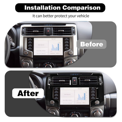 For 2020-2023 Toyota 4Runner Interior Central Control GPS Navigation Panel Trim Cove