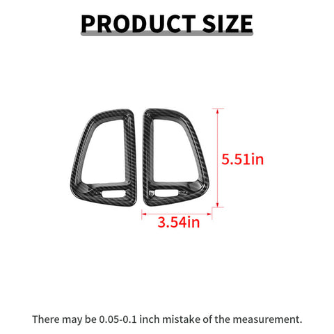 For 2015+ Dodge Challenger Dashboard Center Air Vent Outlet Cover Trim