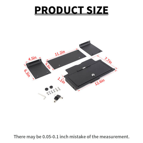 For 2022+ Chevy Silverado/GMC Sierra Center Console Armrest Interior Safe Box