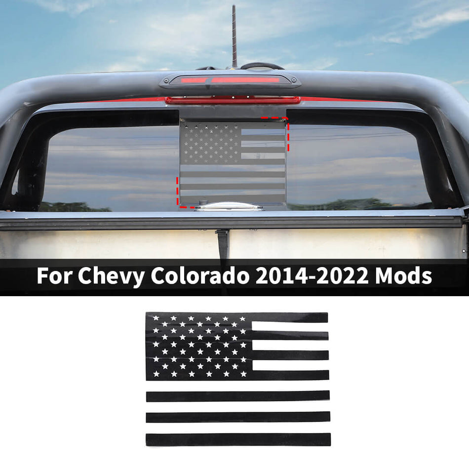 For 2014-2022 Chevy Colorado/GMC-CANYON Rear Center Windshield Window Decal Trim Sticker Cover