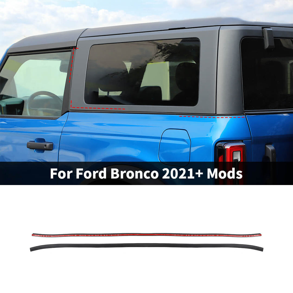 For 2021+ Ford Bronco Rubber Body Weatherstrip Seal Strip