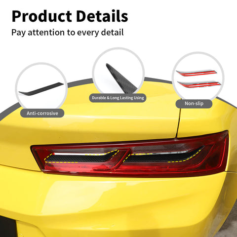 For 2016+ Chevy Camaro Rear Taillight Lamp Trim Cover Sticker