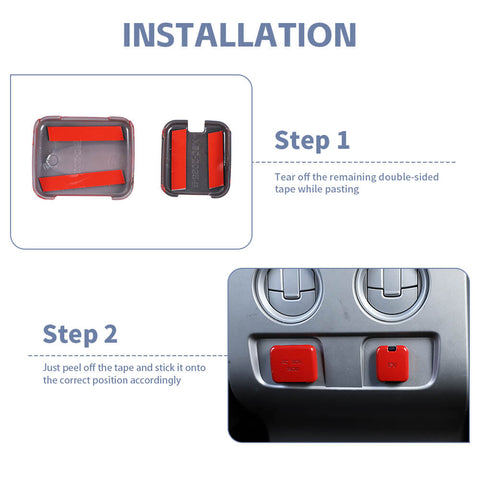 For 2009-2014 Ford F150 Raptor Rear Power Supply Socket Cover Trim