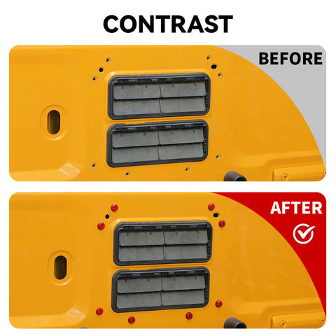 For Ford Bronco Tailgate Spare Tire Delete Bumper Screws Bolts