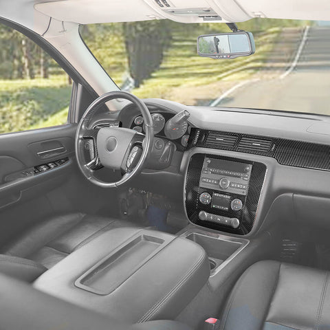 For 2007-2013 Chevy Suburban/Tahoe/Avalanche/GMC-YUKON/GMC-SIERRA Interior Center Console Decoration Cover Trim Kit