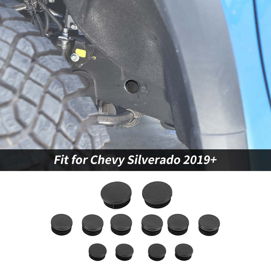 For 2019+ Chevy Silverado/GMC SIERRA 12 x Chassis Waterproof Rubber Stopper Plugs