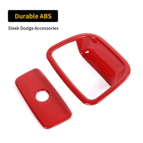 For 2011-2020 Dodge Durango Interior Co-pilot Storage Box Handle Cover Trim