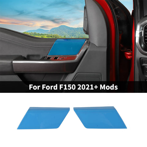 For 2021+ Ford F150 Interior Front Door Panel Handles Cover Trim (2 pcs)