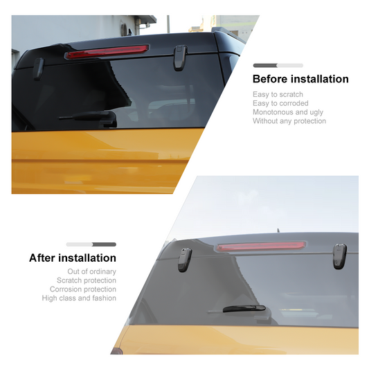 For 2021+ Ford Bronco Sport Rear Wiper Tailgate Light Glass Hinge Cover Trim