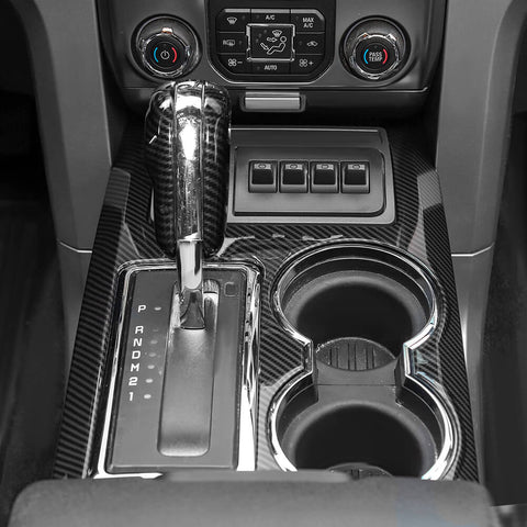 For 2009-2014 Ford F150 Raptor Central Console Gear Shift Panel Cover Trim