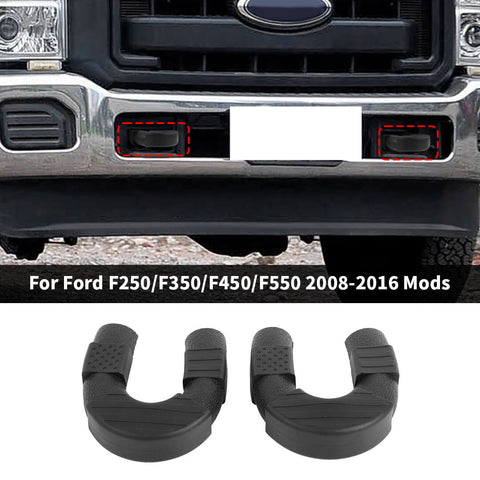 For 2008-2016 Ford F250/F350/F450/F550 Front Bumper Tow Hook Trailer Cover Trim