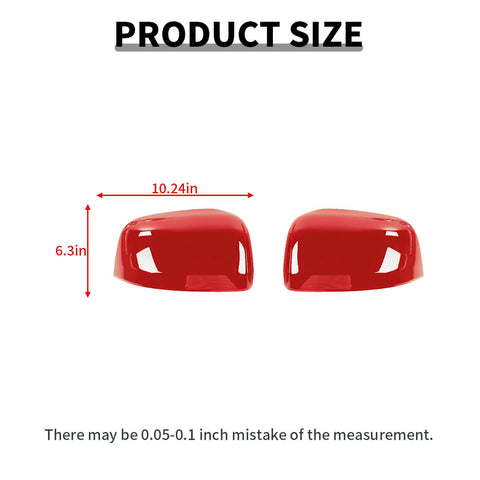 For 2011+ Dodge Durango Side Door Rearview Mirror Cover Trim Shell