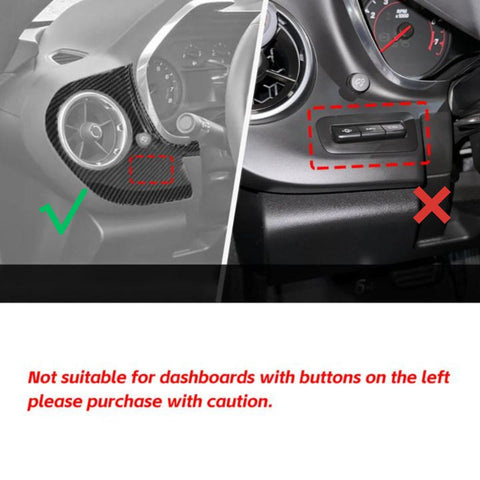 For 2016+ Chevy Camaro Center Console Dashboard Panel Cover Trim
