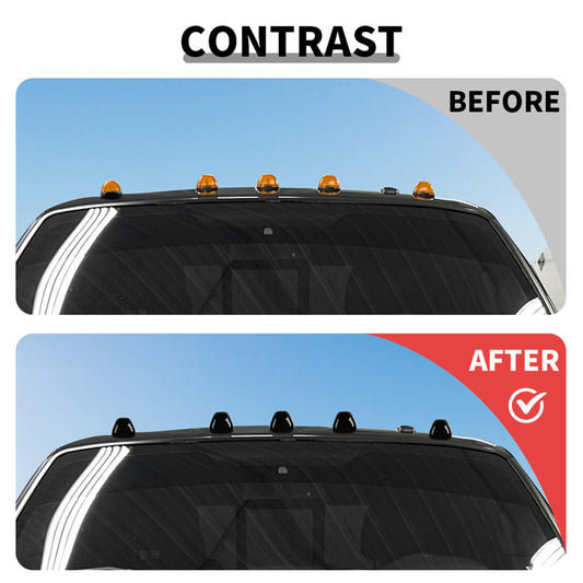 For 2008-2016 Ford F250/F350/F450/F550 Smoked Black Car Roof Light Lamp Cover Trim