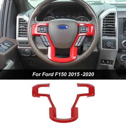 Interior Trim Full Set Available Separately Red For Ford F150 2015-2020 Accessories | CheroCar