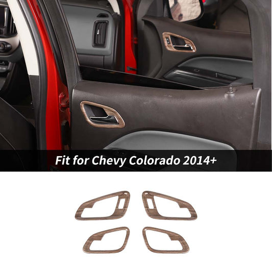 Inner Door Handle Bowl Decor Cover Trim For Chevy Colorado 2014+ Accessories | CheroCar