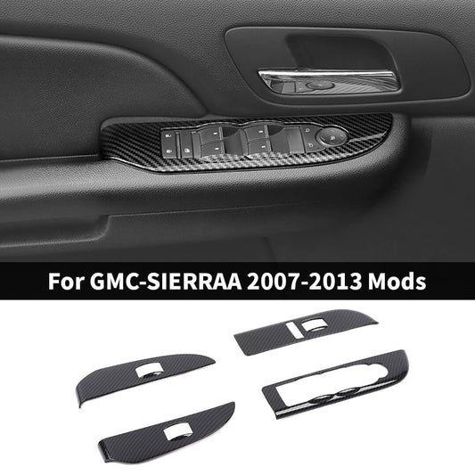 For 2010-2013 Chevy Suburban/Tahoe/Avalanche/GMC-YUKON/SIERRA Interior Car Window Lift Switch Panel Trim Cover
