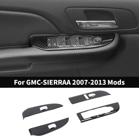 For 2010-2013 Chevy Suburban/Tahoe/Avalanche/GMC-YUKON/SIERRA Interior Car Window Lift Switch Panel Trim Cover
