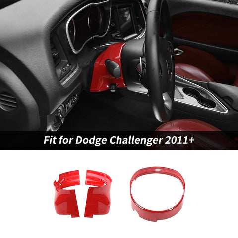 For 2011+ Dodge Challenger/Charger/Durango/300C Electric Adjustable Steering Wheel Base Lower Trim