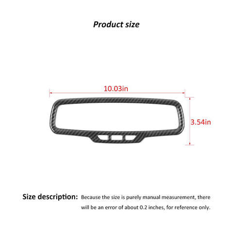 Interior Rearview Mirror Frame Cover Trim Bezels For Chevy Camaro 2011-2015 Accessories | CheroCar