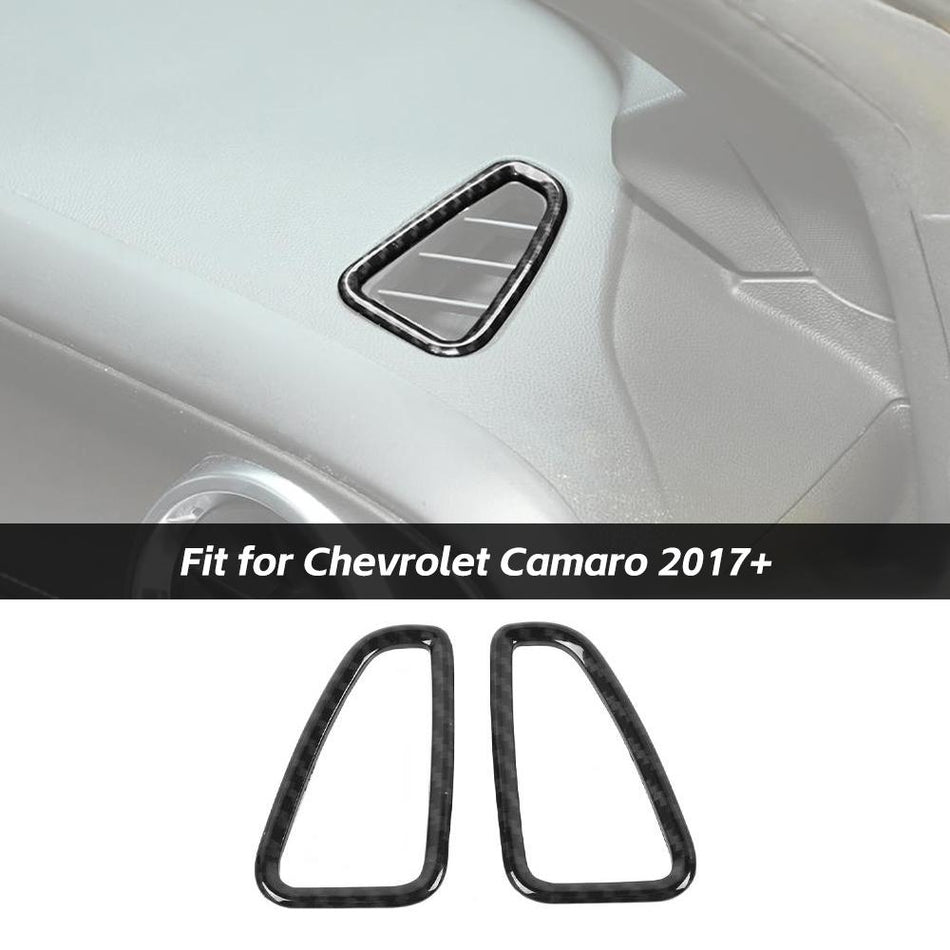 For 2017+ Chevrolet Camaro Dashboard Air Vent Outlet Ring Cover Trim Sticker