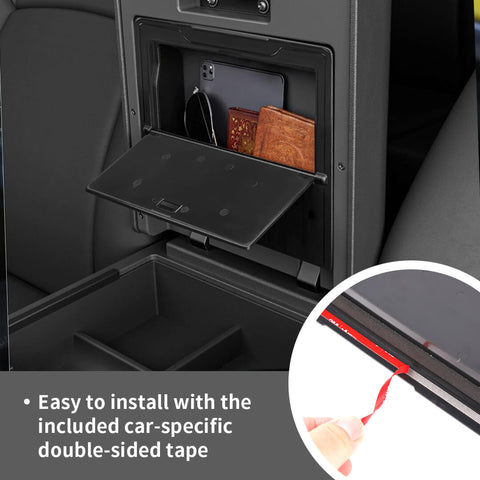 For 2024+ 4Runner Center Console Armrest Hidden Storage Box