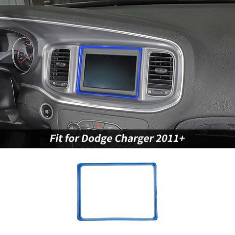 GPS Navigation Screen Frame Trim Bezels For Dodge Charger 2011+ Accessories | CheroCar