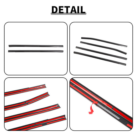 For 2019+ Chevy Silverado/GMC Sierra Window Bottom Sill Strip Moldings Trim