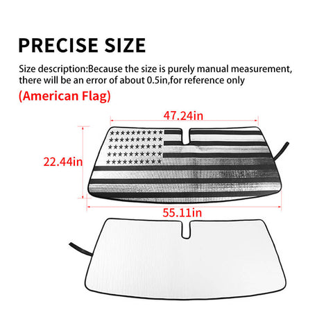 For 2010-2023 Toyota 4Runner Front Windshield Sunshade Folding Sun Shade Visor Heat Shield Cover