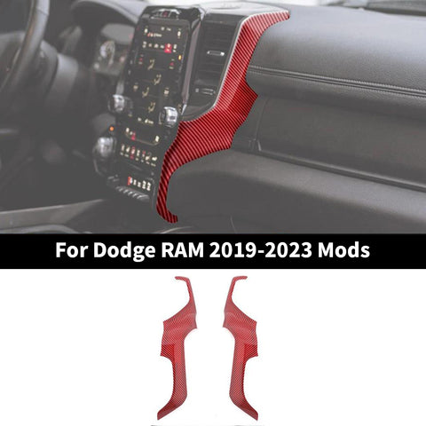 For 2019-2023 Dodge Ram Central Control Navigation Screen Side Cover Trim