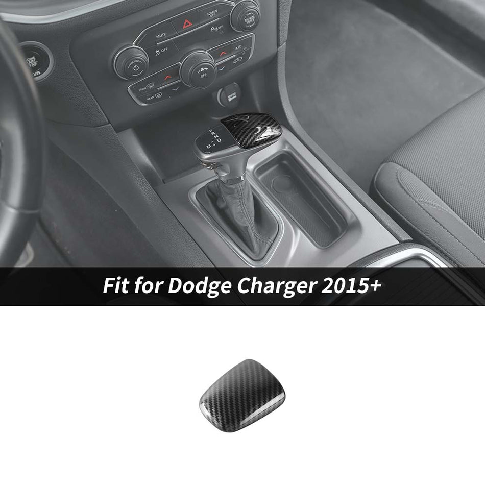 For 2015+ Dodge Charger/Challenger/2018+ Durango Inner Gear Shift Knob Cover Trim