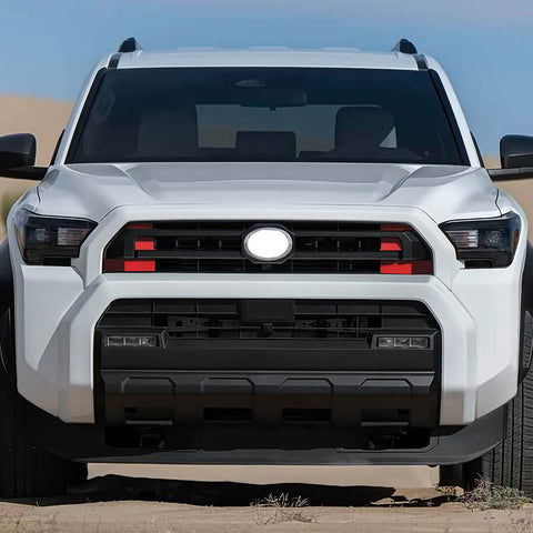 For 2024+ 4Runner Front Grill Mesh Decoration Sticker Cover Trim