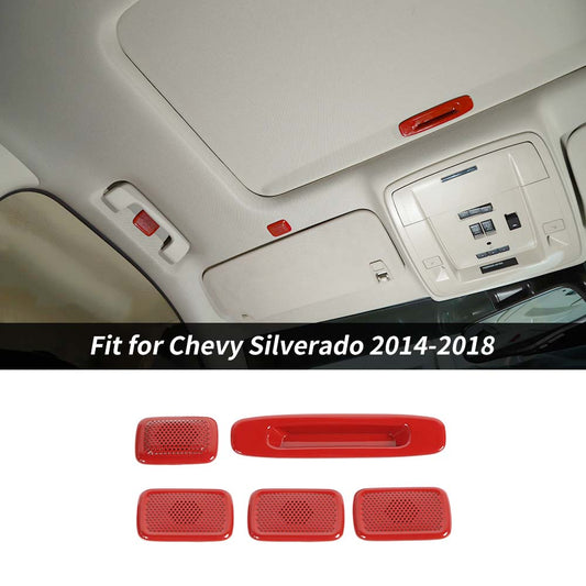 Interior Roof Decor Top Covers Trim Kit For Chevy Silverado/GMC Sierra 2014-2018 Accessories | CheroCar