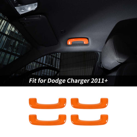 Interior Top Grab Handle Cover Trim Decoration For Dodge Charger  2011+ Accessories | CheroCar