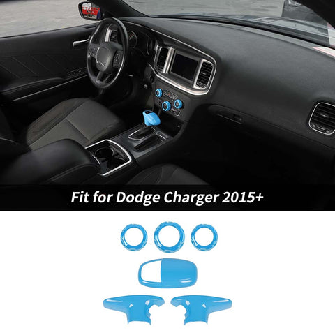 Gear Lever Trim/Air Conditioner Switch Panel Trim For Dodge Charger/Challenger 2015+ Accessories | CheroCar