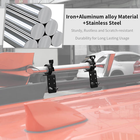 For Universal Car Roof Engineer Shovel Bracket Metal