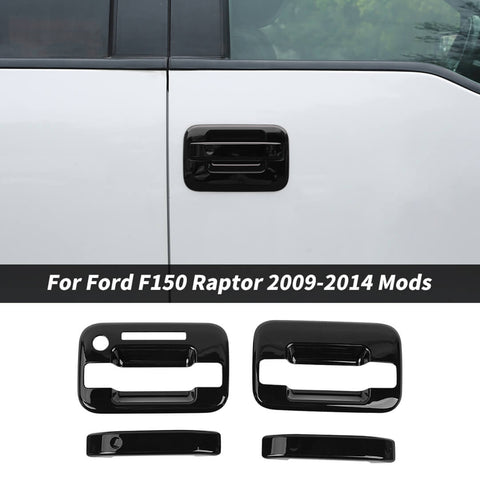 For 2009-2014 Ford F150 Raptor Exterior Outer Door Handle Bowl Cover Trim