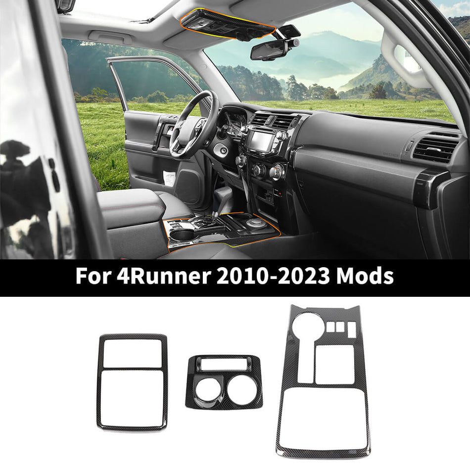 For 2010-2023 4Runner SR5/LIMITED Reading Light & 4WD Panel Cover Trim Bezels