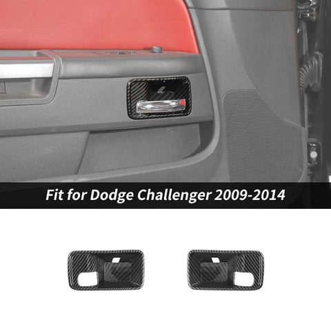 For 2009-2014 Dodge Challenger Inner Door Handle Bowl Decor Cover Trim